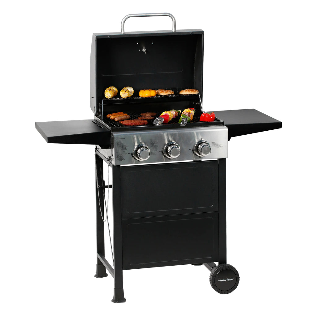 3 Burner Stainless Steel Propane Gas Grill P3705