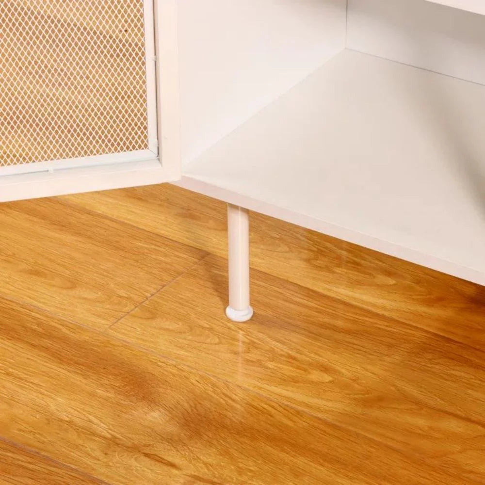 White Sideboard Buffet Cabinet with Storage I307059