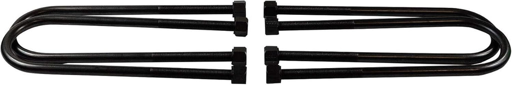 2 Rear Suspension Lift Solid Cast Iron Blocks with 11 Round Leaf Spring Axle U Bolts Q883