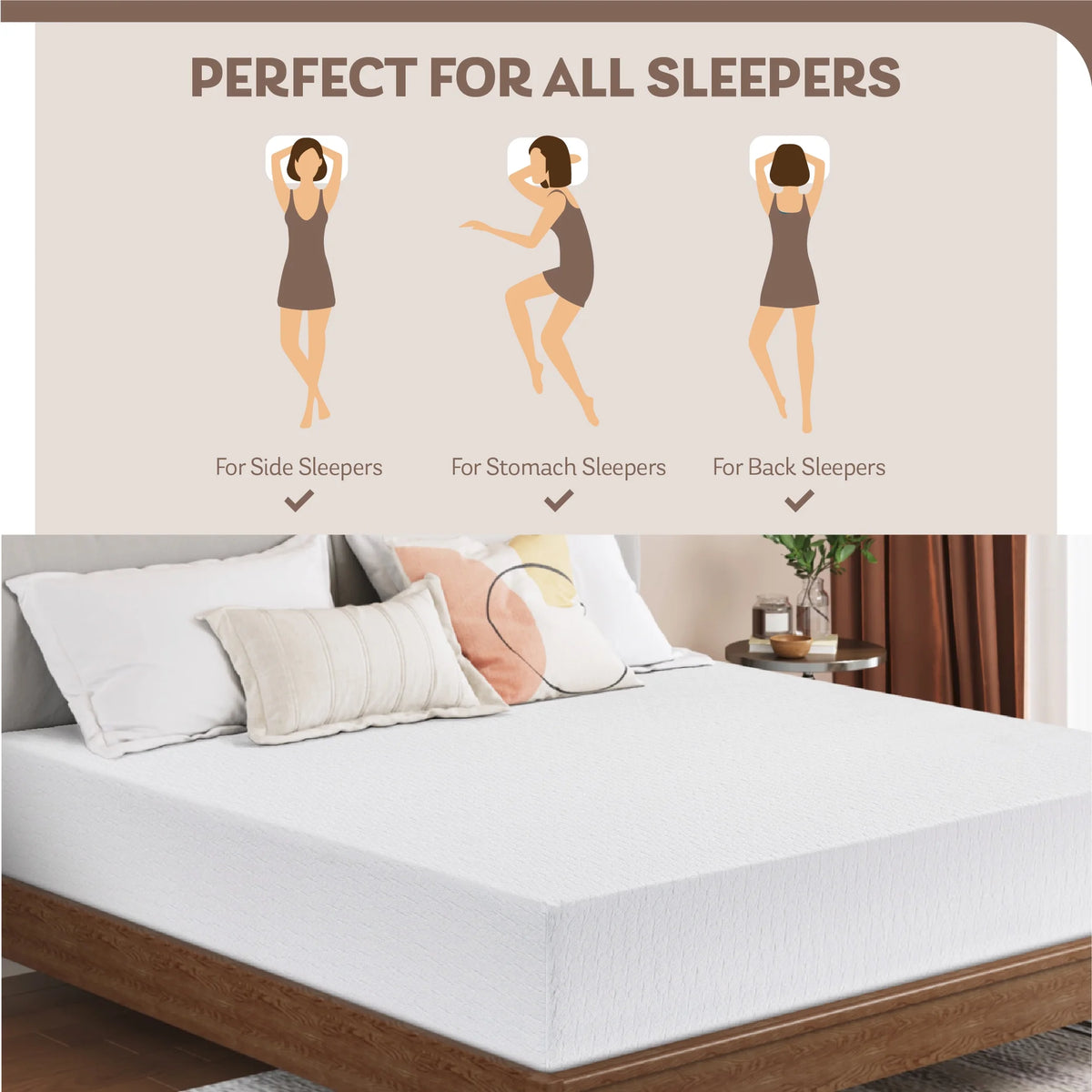 10" Gel Memory Foam Full Mattress I8477