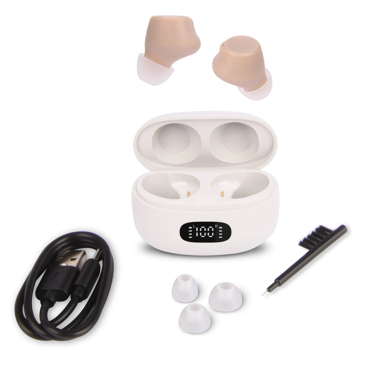 Beige In-Ear Hearing Aids D568018
