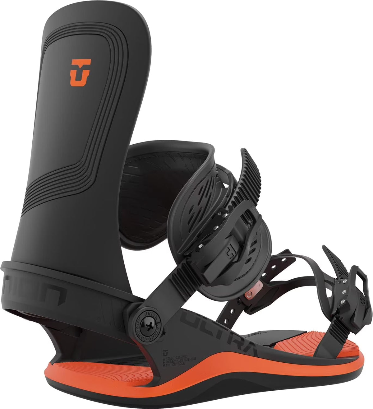 Orange Snowboard Bindings D7966