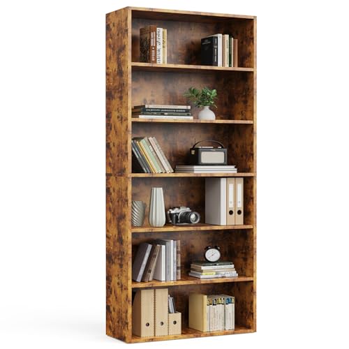 6 Shelf 63 Inch Tall Black Bookcase X99319