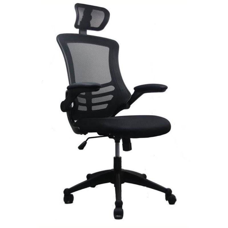 Black High Back Office Chair with Headrest O28582
