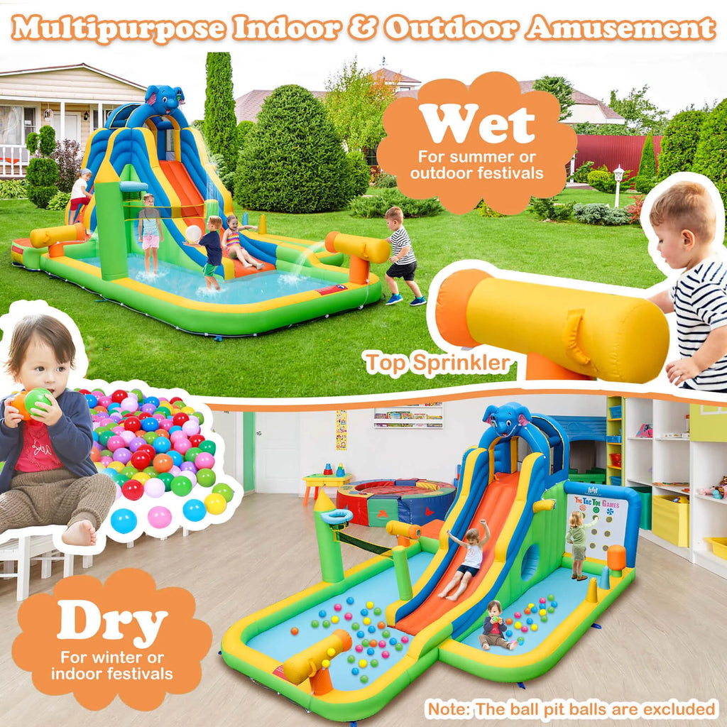 Inflatable Water Slide Splash Pool L542063