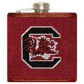 Needlepoint Flask in Garnet E603