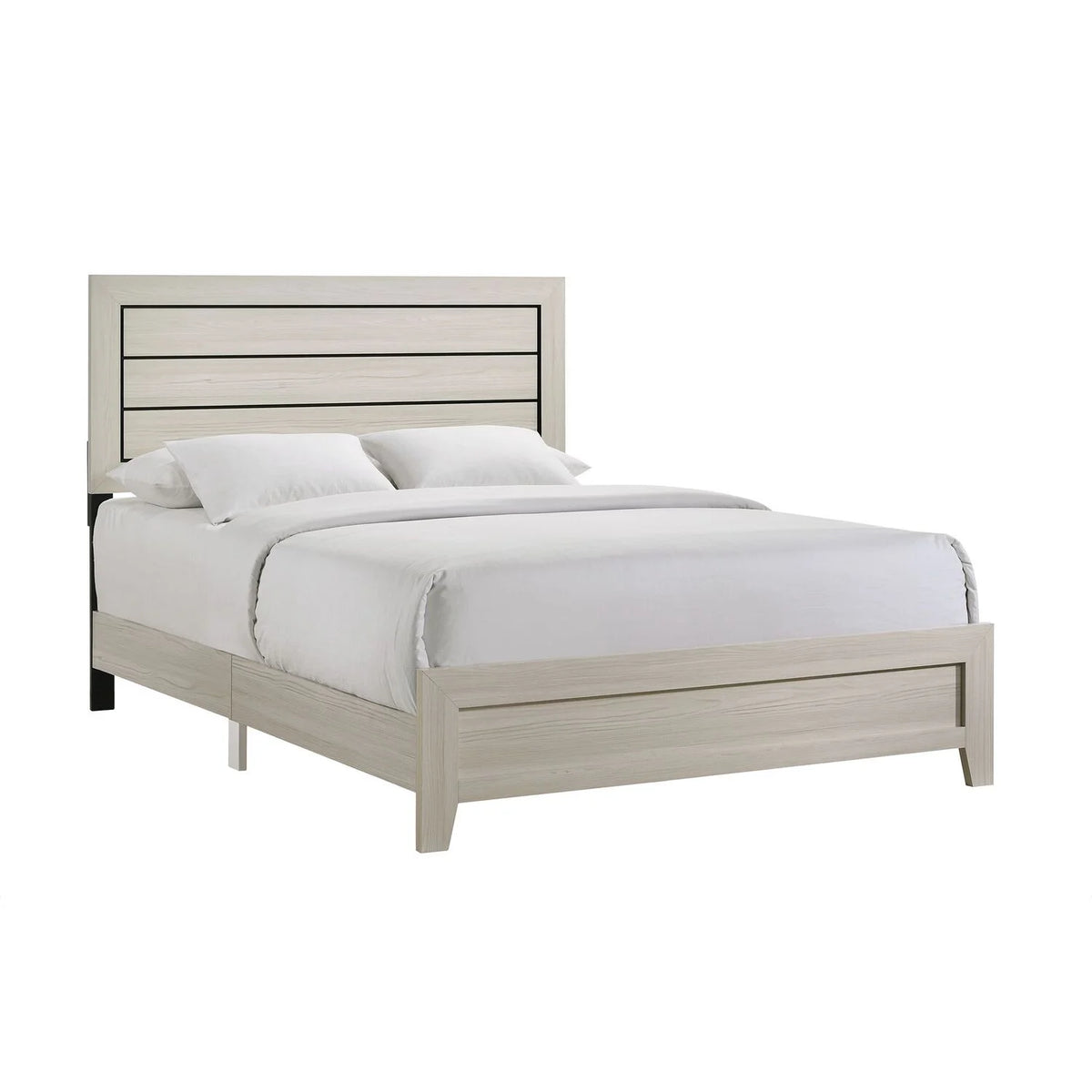 Gray Queen 3PC Panel Bedroom Set R8903