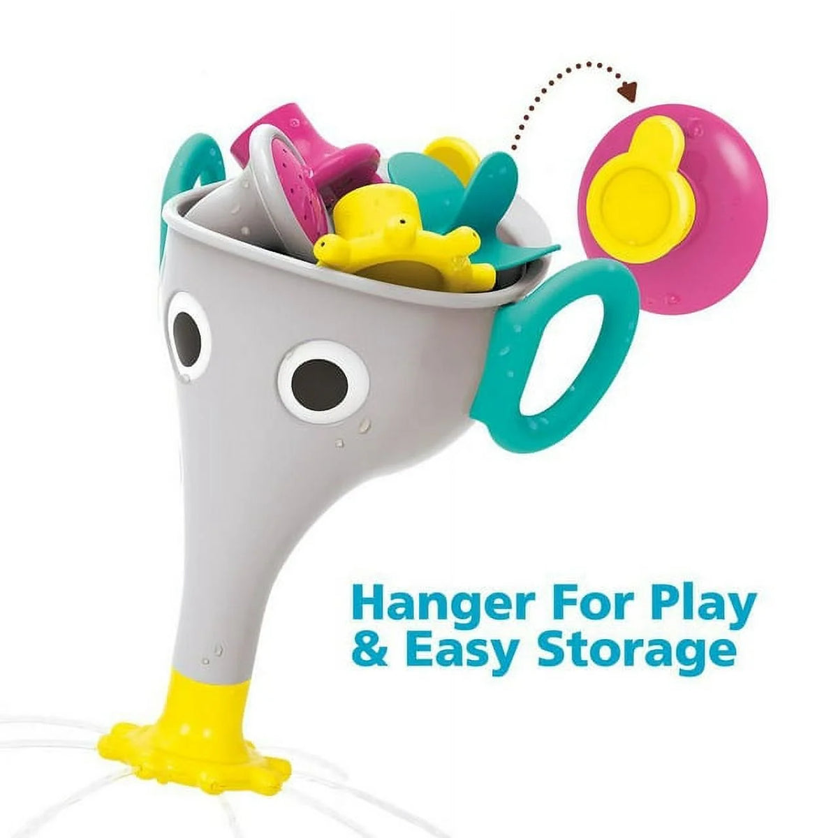 Blue Bath Toy with Interchangeable Trunk Accessories H87362
