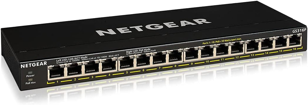 5-Port Gigabit Ethernet Unmanaged PoE Switch with 4 x PoE+ @ 83W E52891