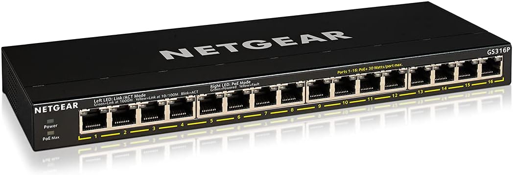 5-Port Gigabit Ethernet Unmanaged PoE Switch with 4 x PoE+ @ 83W E52891