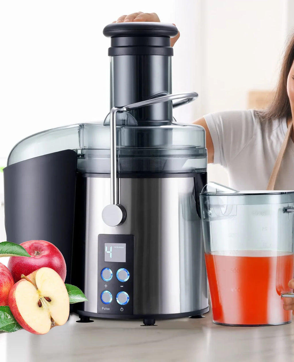 3" Feed Chute Centrifugal Juicer with Stainless Steel Filter I976952