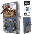 White Handheld Retro Gaming Console with 256GB TF Card V65573