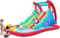 Inflatable Water Slide with Climbing Wall and Pool C998