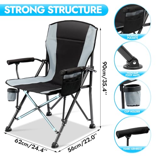 Oversized Folding Camping Chair 2 Pack E836