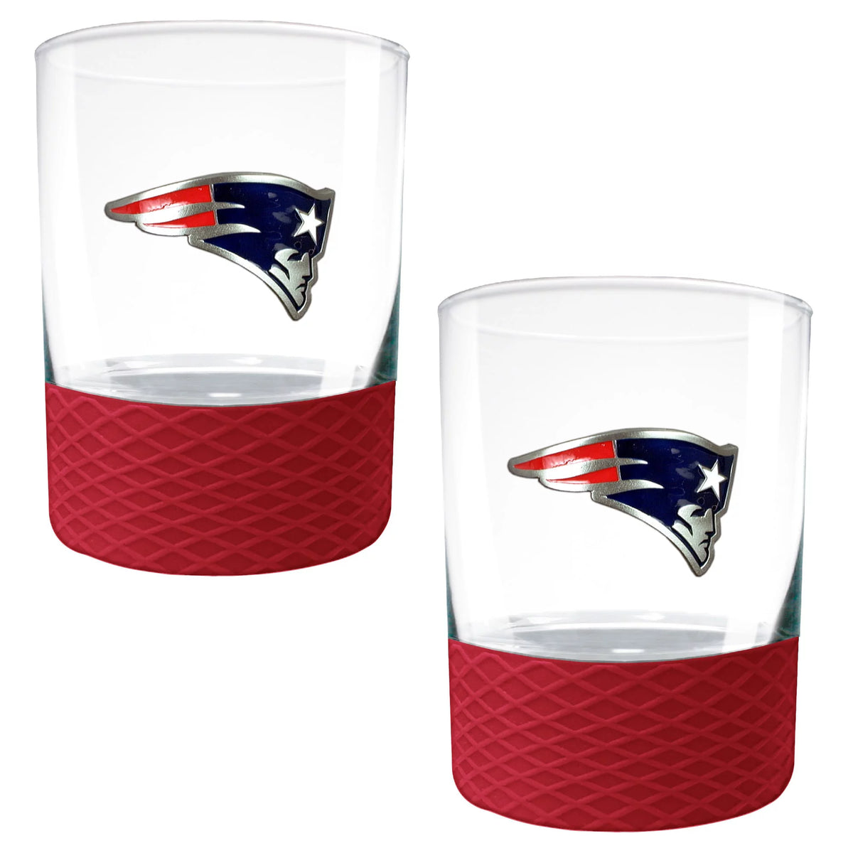 2-Pack 14oz. Rocks Glass Set with Silicone Grip X407800