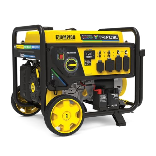 12,500-Watt Electric Start Tri Fuel Portable Generator G67291