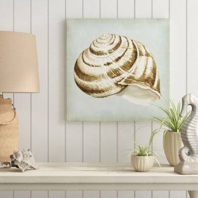 Canvas Painting with Natural Wood Frame Z8665