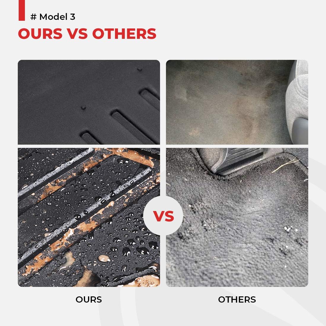 All-Weather 3D Full Cover Waterproof TPE Floor Mats V196194