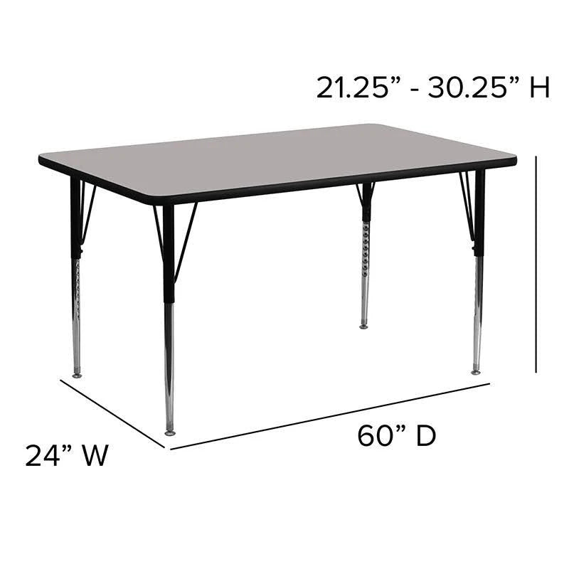 Yellow Rectangular Activity Table M8148
