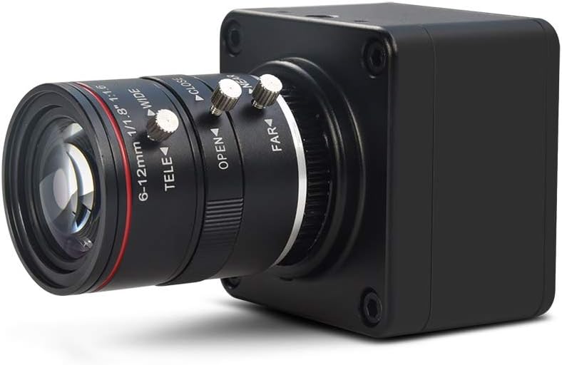 4K USB Camera with 6-12mm Varifocal Manual Lens Webcam P66891