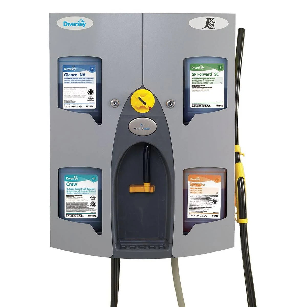 Wall Mount Cleaning Chemical Portion Dispenser, 4 Ports, 1.5 GPM X8112