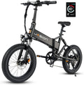 500W 48V 10AH Removable Battery 20" Fat Tire Foldable Electric Bike L317