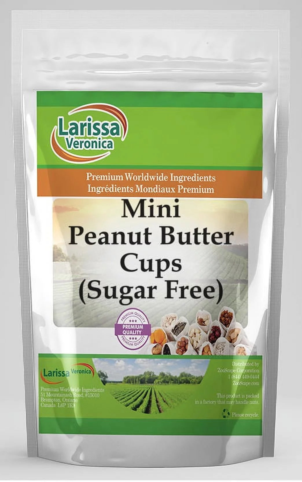 Sugar Free Mini Peanut Butter Cups 16 oz 2-Pack W689096