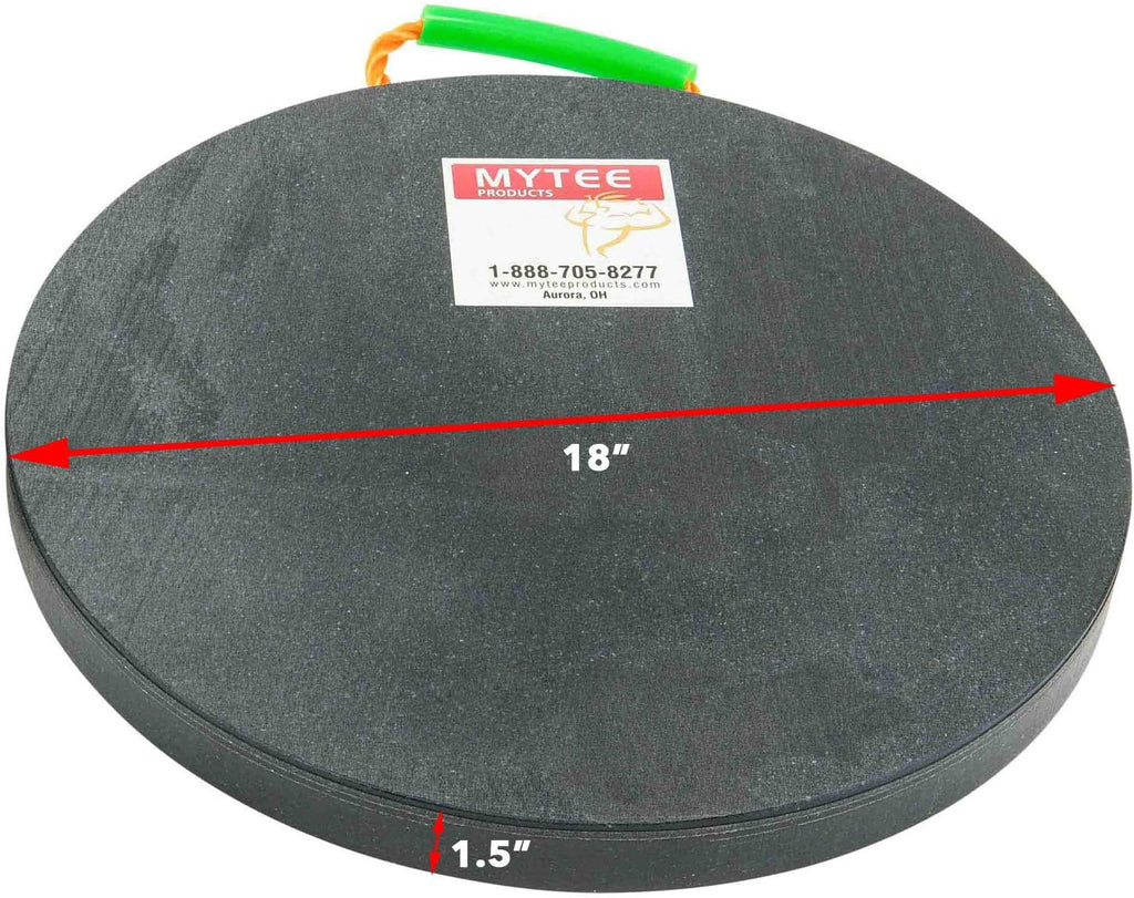Round Outrigger Pad 18" Diameter, 1.5" Thick, 50,000 lbs WLL, 2 Pack V8336