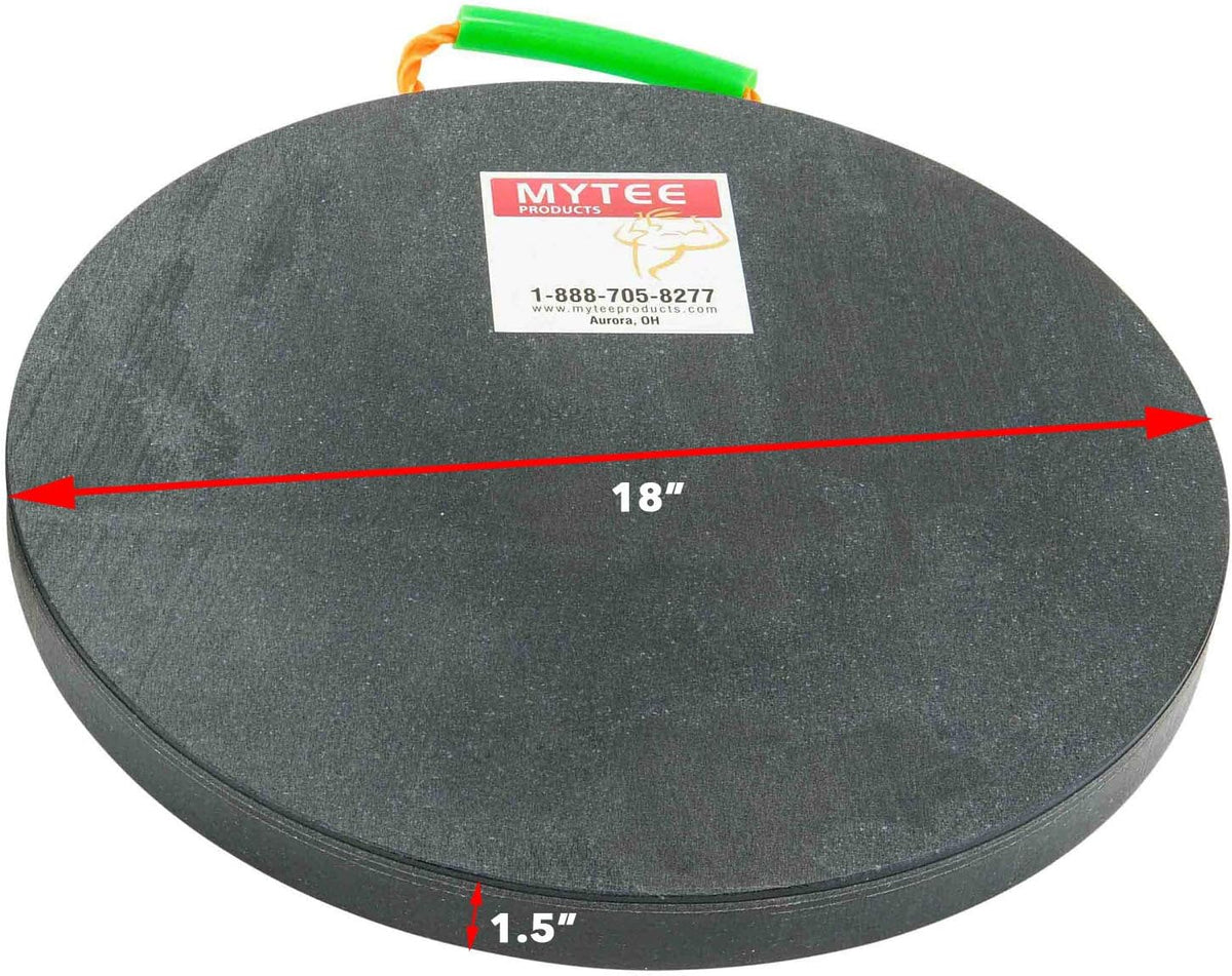 Round Outrigger Pad 18" Diameter, 1.5" Thick, 50,000 lbs WLL, 2 Pack V8336