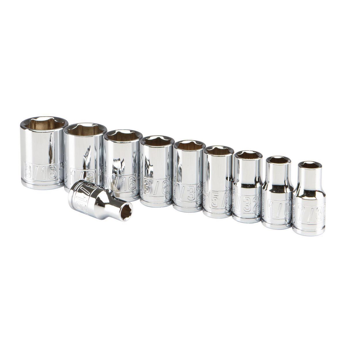 1/4 in. Drive SAE 10-Piece Socket Set N53491