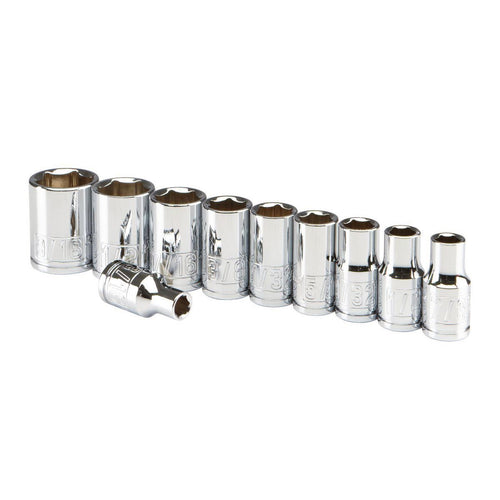 1/4 in. Drive SAE 10-Piece Socket Set N53491