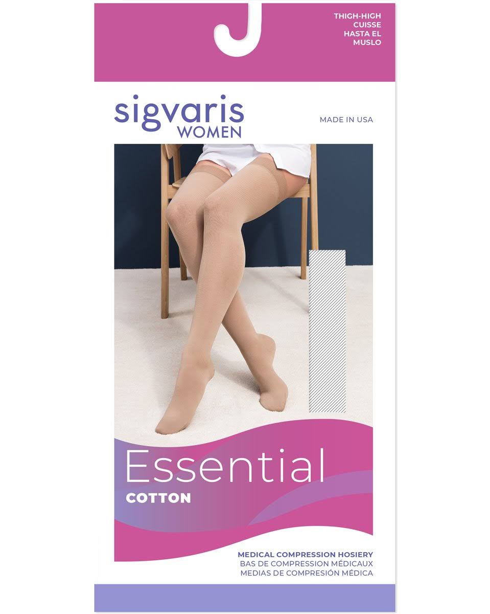 Cotton Thigh High, 30-40 mmHg H712689