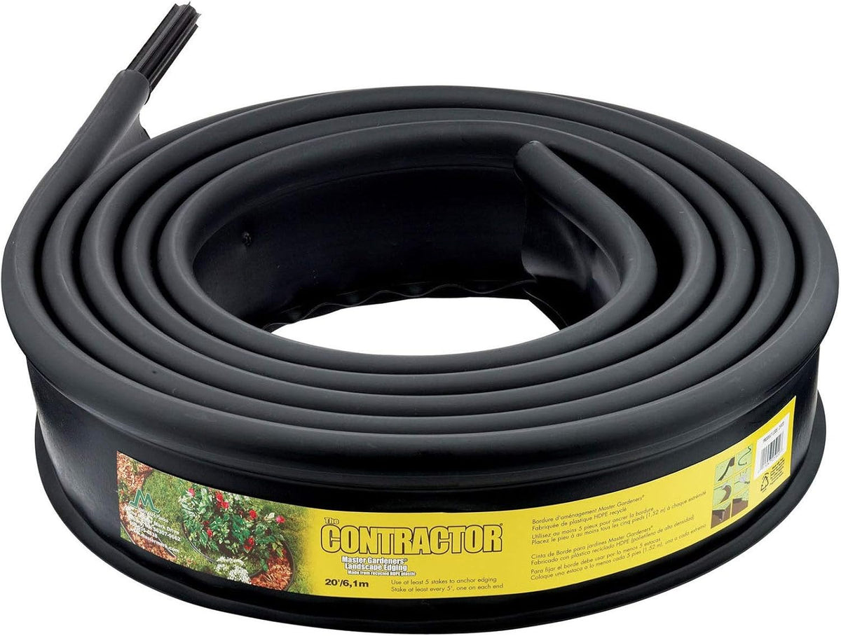 Black Landscape Edging 4 7/8 Inch by 20 Foot I722