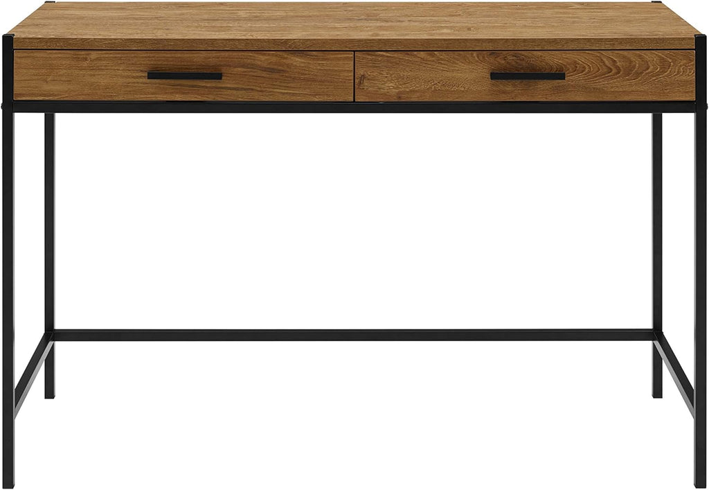 Brown Mahogany Writing Desk with 2 Drawers D7203