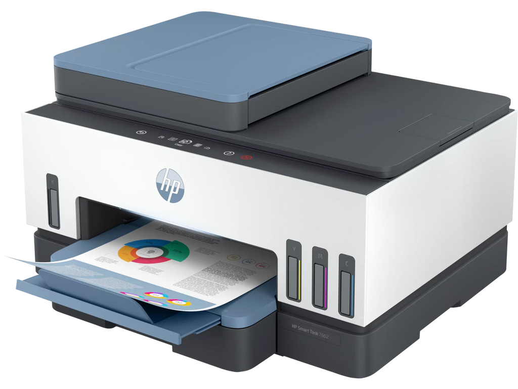 Smart Tank All-in-One InkJet Printer, Color Print, Copy, Scan F98357
