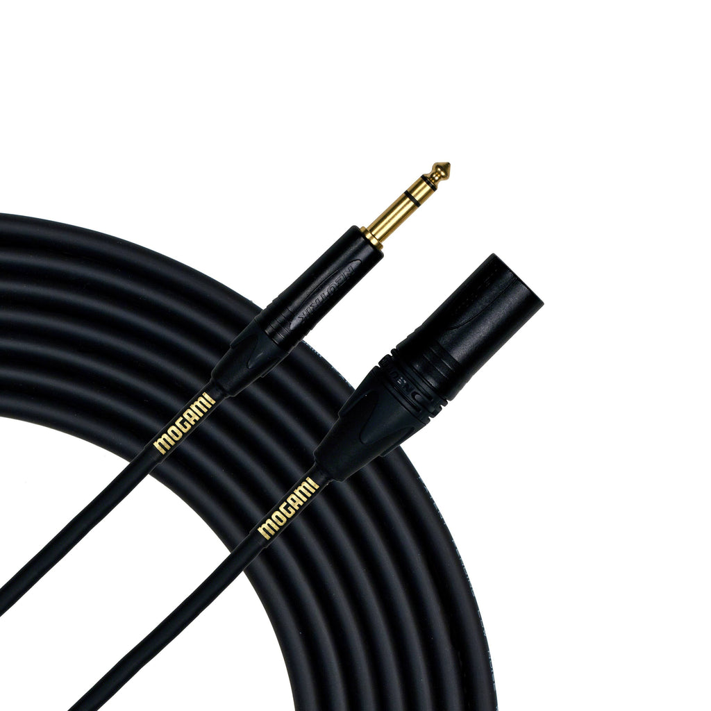 Black 15 ft TRS to XLR Audio Cable F46847