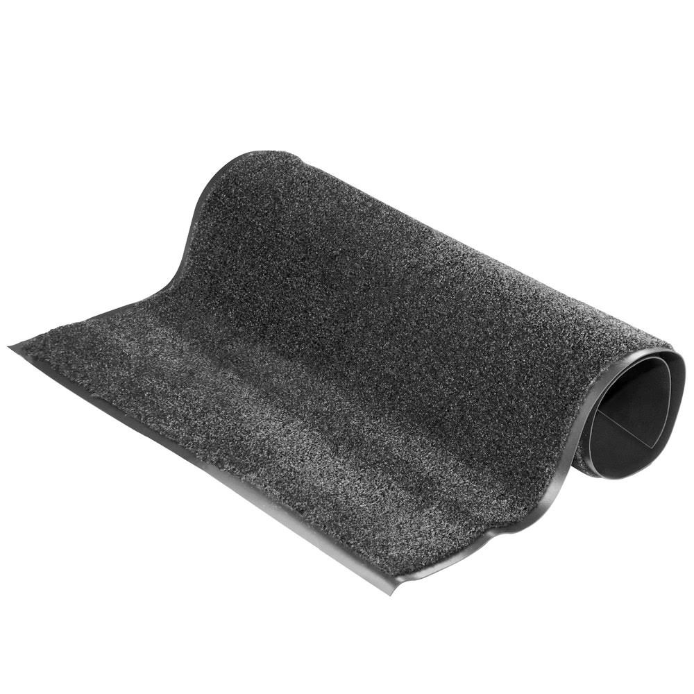 Charcoal Gray 3 ft x 60 ft Olefin Carpet Floor Mat Roll M57436