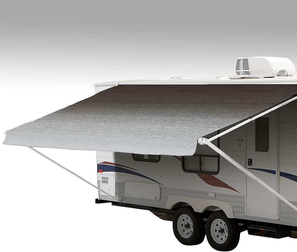 Charcoal Fade 12' RV Awning Fabric Replacement Vinyl F572256