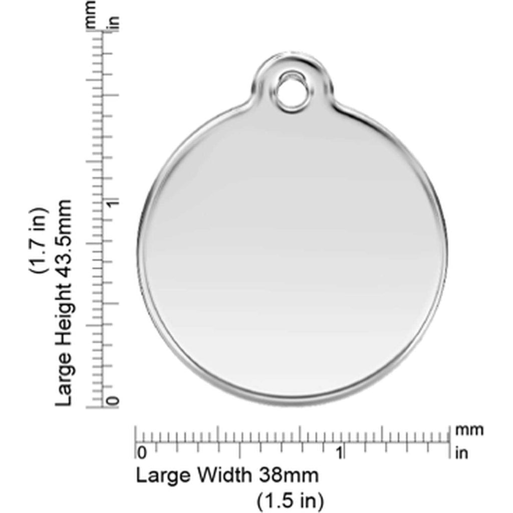 Enamel Stainless Steel Dog ID Tag Y227221