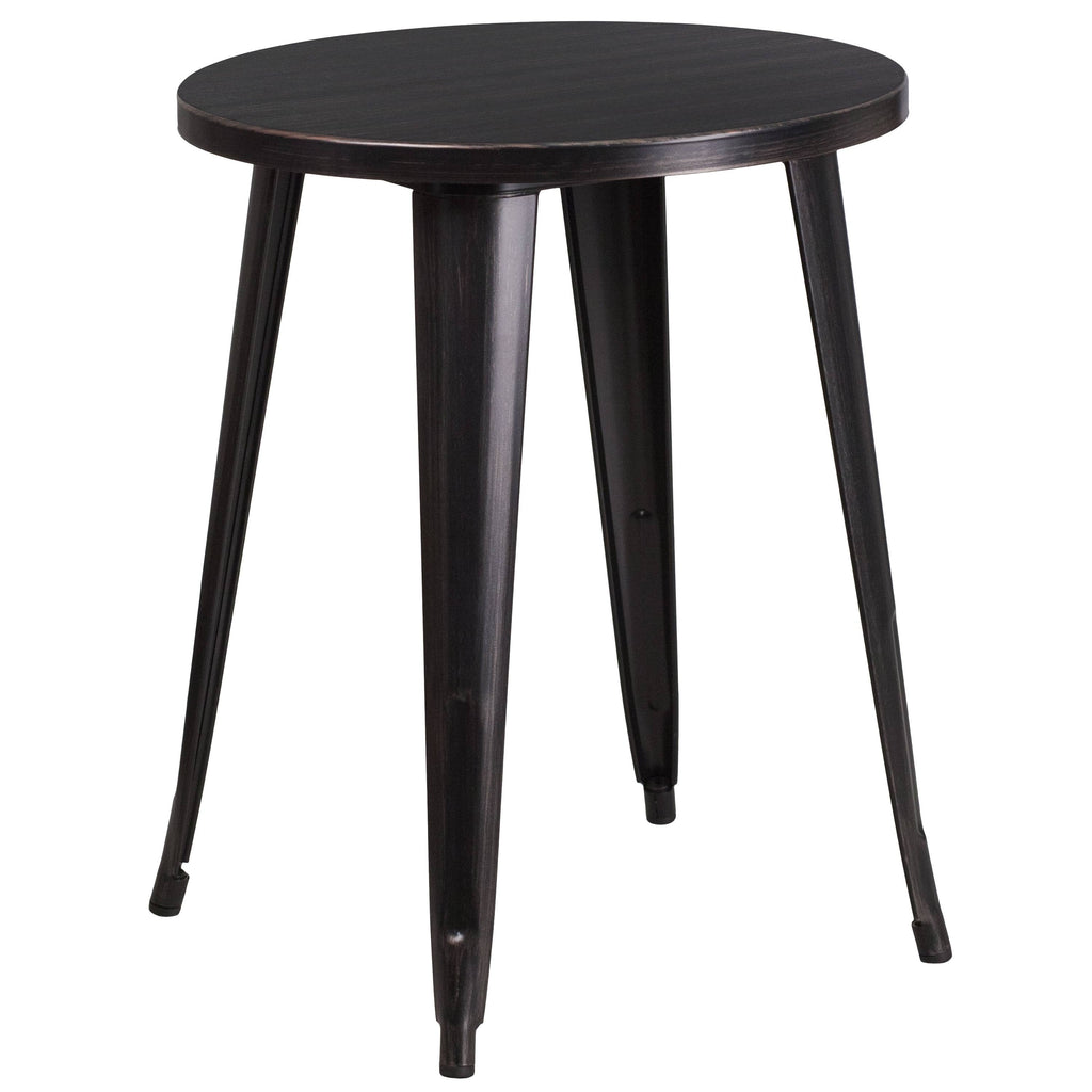 24'' Round Metal Table P279