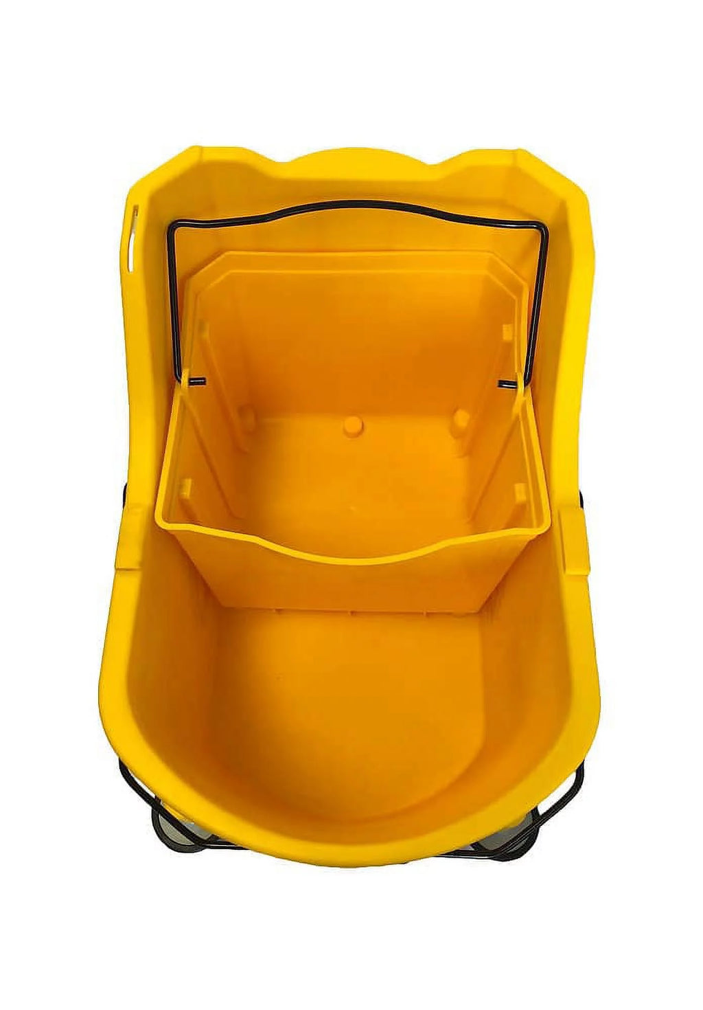 Commercial Mop Bucket with Wringer and Wet Floor Sign V978503