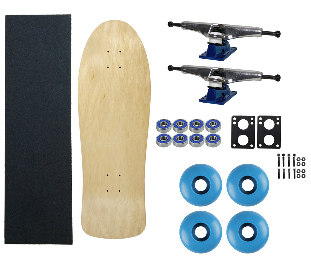 Natural 30" Skateboard Complete with Hollow Trucks and 58mm Wheels X446250