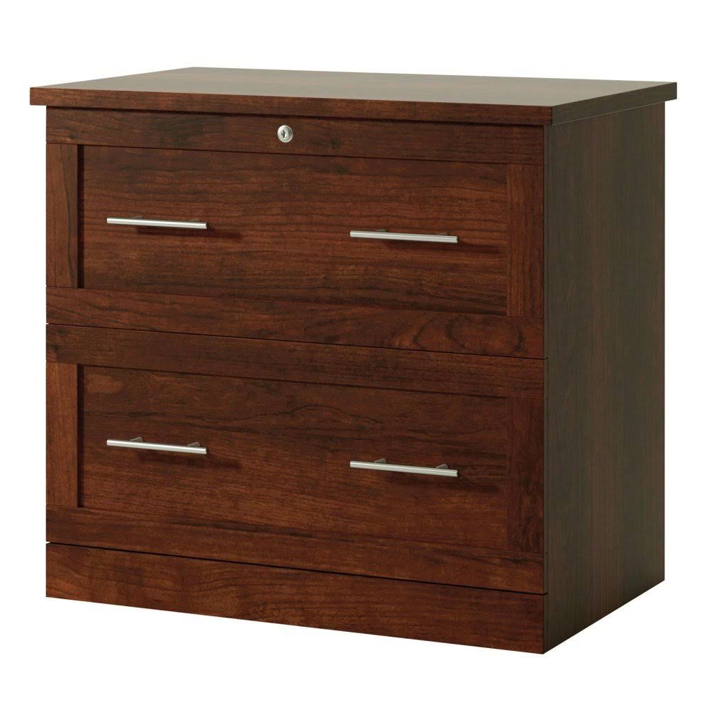 2-Drawer Lateral File Cabinet, Mulled Cherry A1938