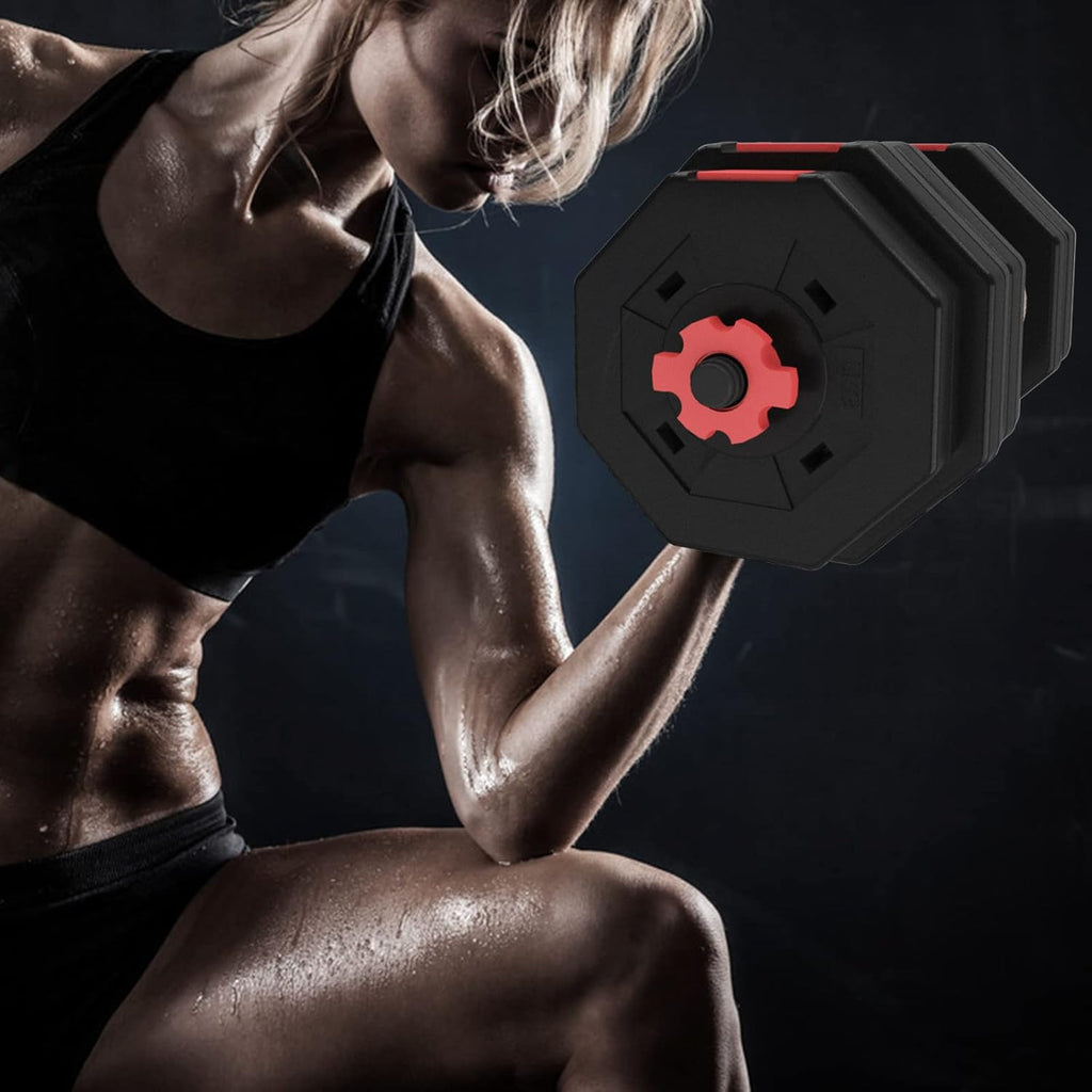 Adjustable Dumbbells with Connecting Rod, Pack of 2 C1996