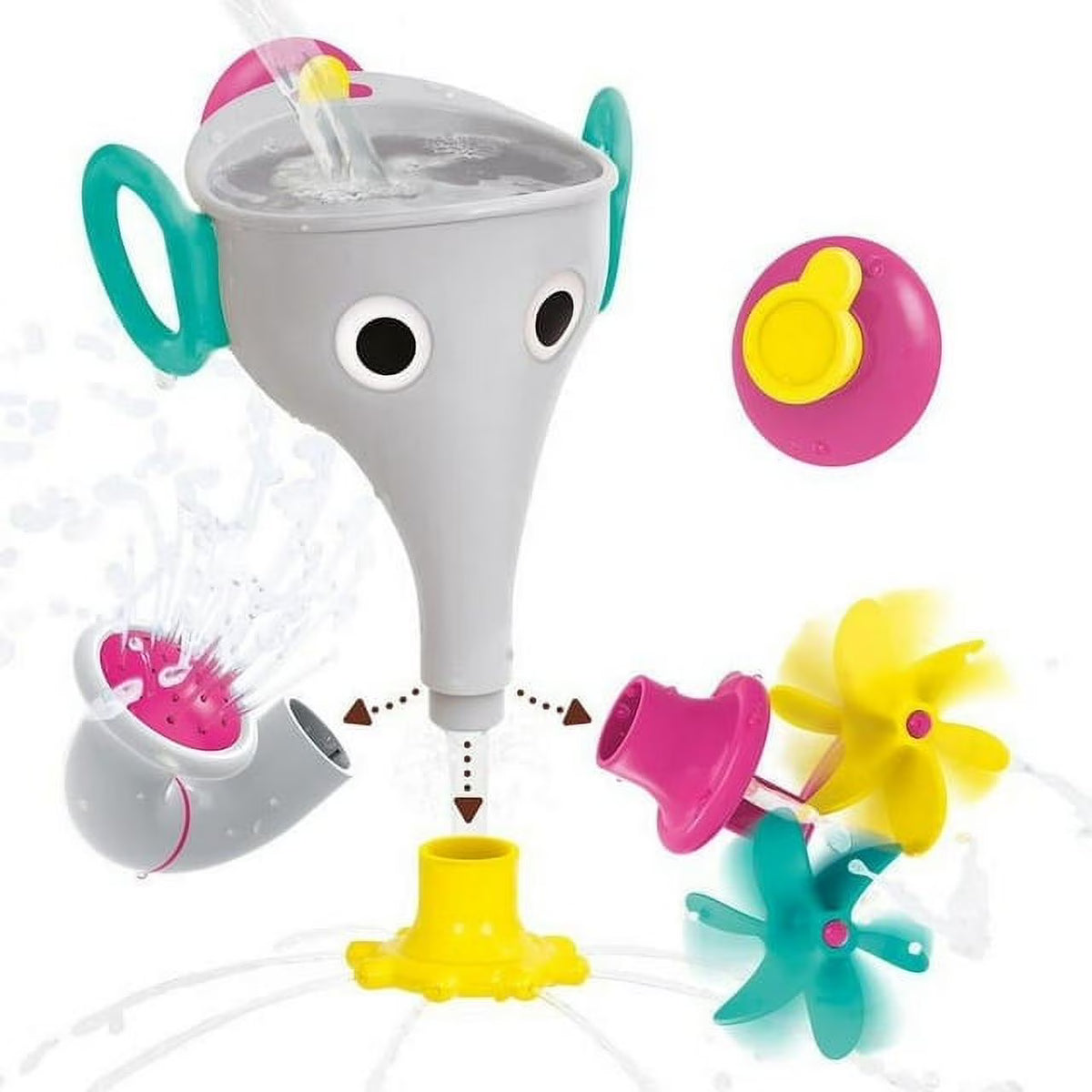 Blue Bath Toy with Interchangeable Trunk Accessories H87362