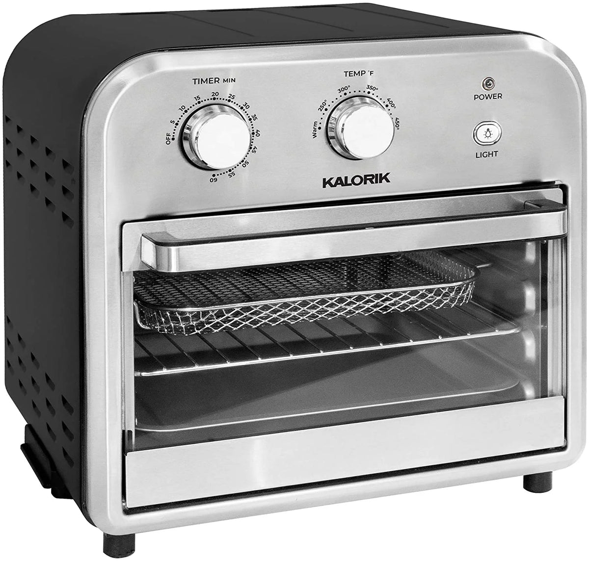 12 Quart Air Fryer Oven Black Stainless Steel H79634