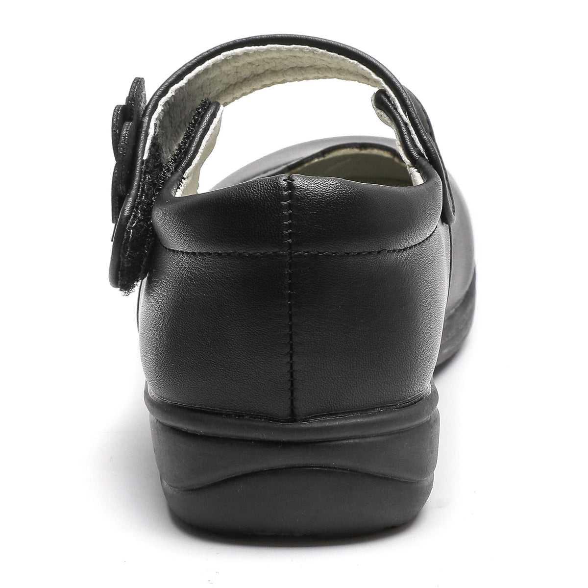 Black Mary Jane Flat School Uniform Shoes O388