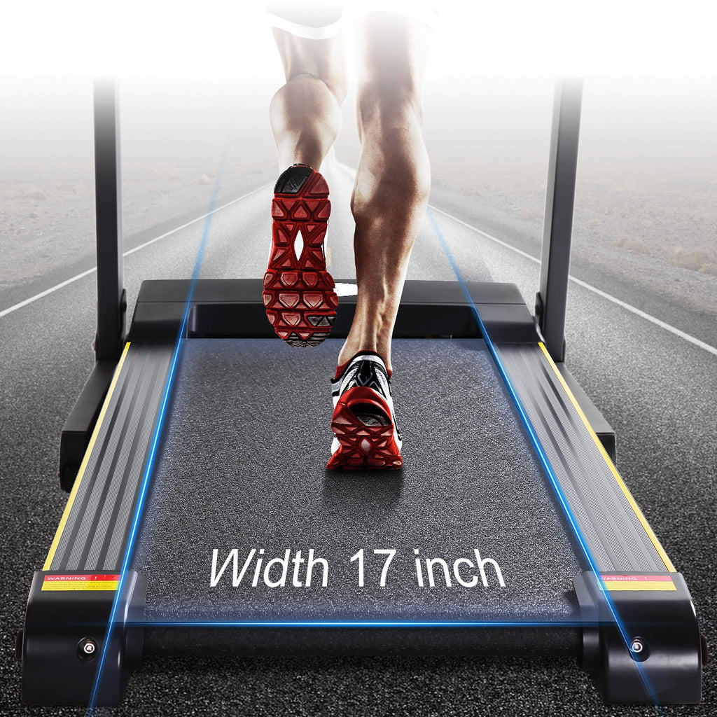 Folding Electric Treadmill with 3 Level Incline F543282
