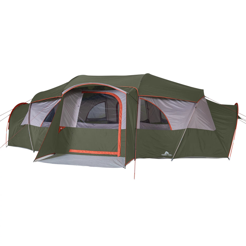 18-Person Cabin Tent with 3 Covered Entrances Y22448