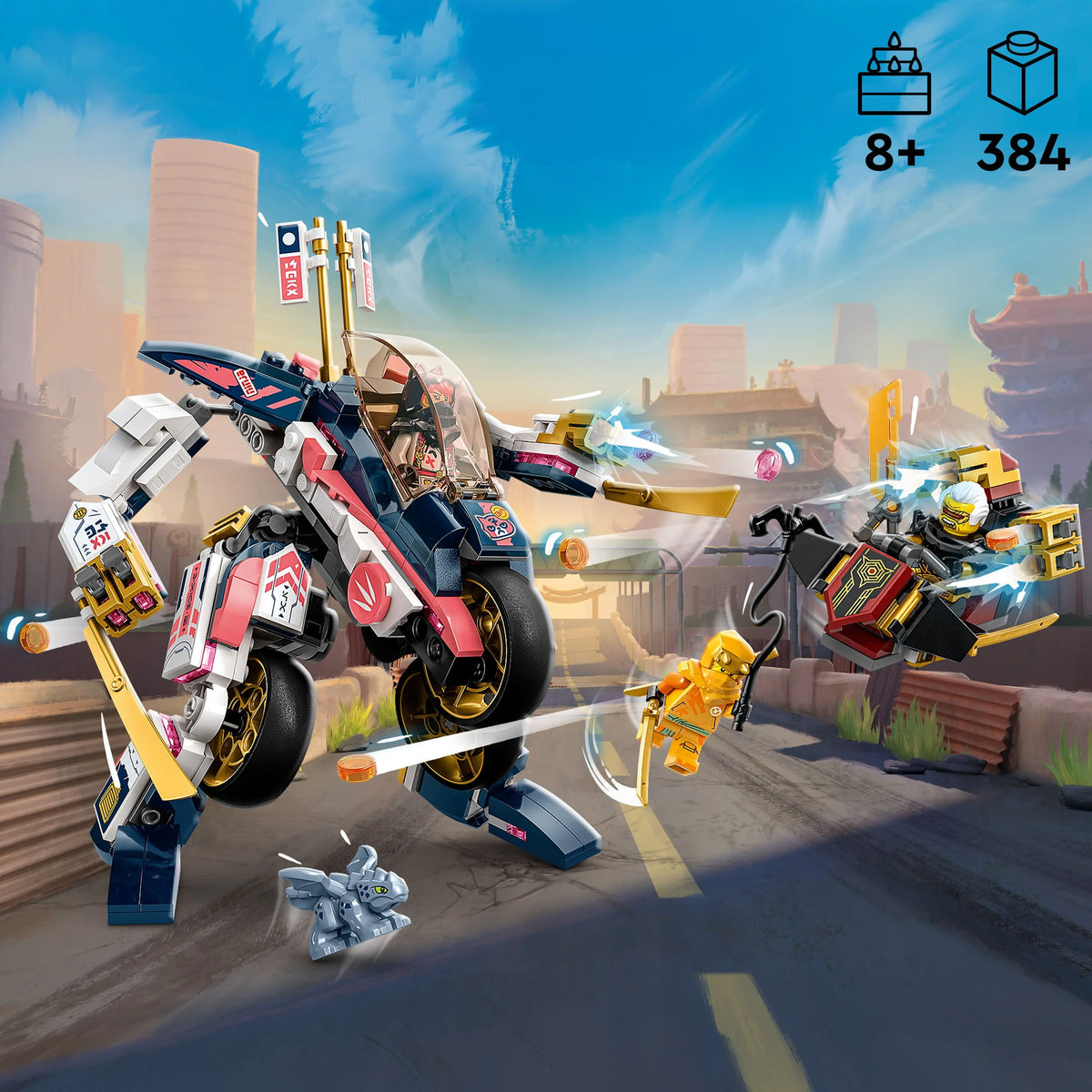 Building Toys with 3 Minifigures Q6341